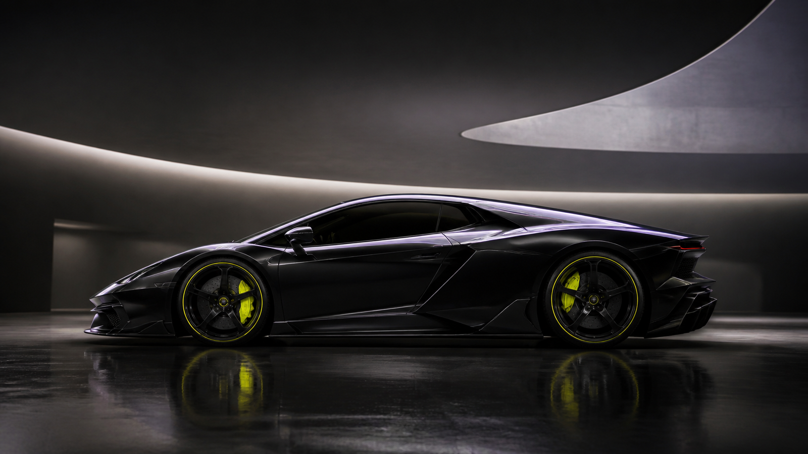 Supercar premium in studio